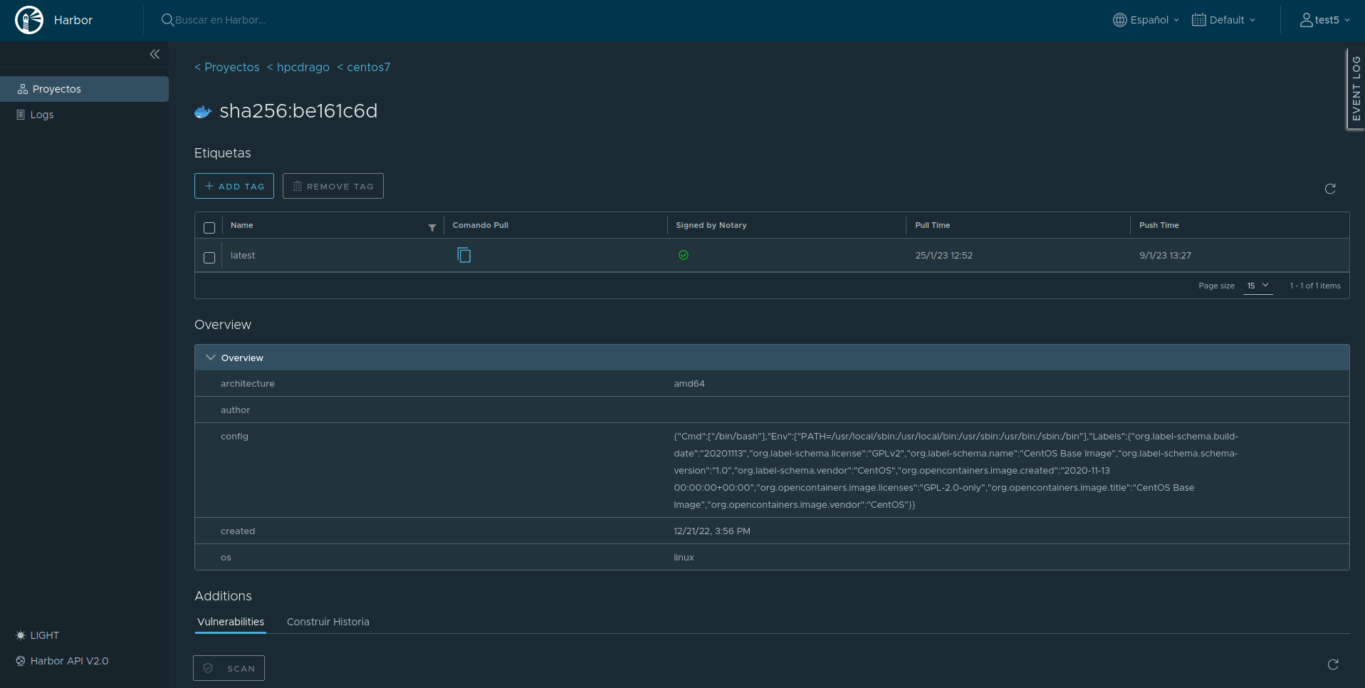 detalle_imagen_contenedor_centos7_containerhub.png
